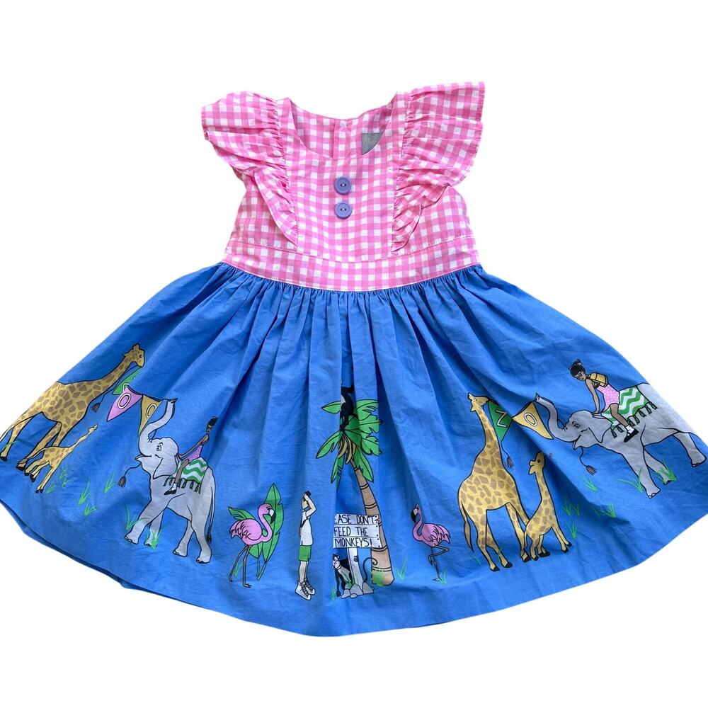 Eleanor Rose "Field Trip" Zoo Animals Gigi Dress